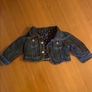 Baby gap size 0 to 6 month denim jacket